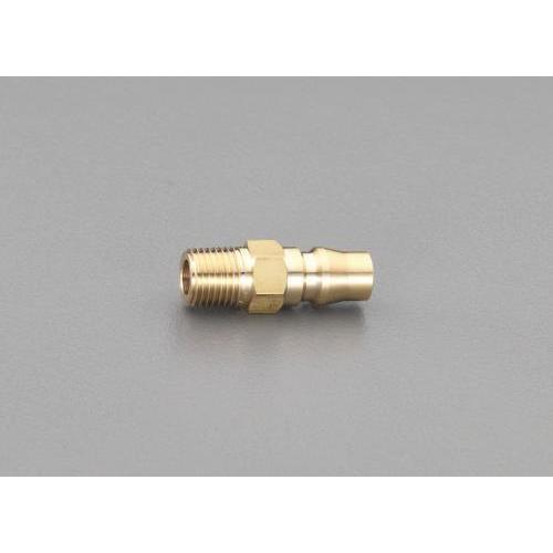 エスコ (ESCO)  EA140DB-214 R 1/2&quot; 雄ねじプラグ(20型/真鍮) EA14...