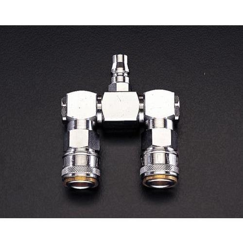エスコ (ESCO)  EA140DK-2 2連 自在エアーカップリング EA140DK-2