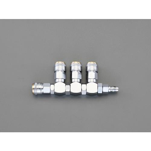 【SALE価格】エスコ (ESCO)  EA140DL-14A 4連 マルチ連結自在カップリング E...