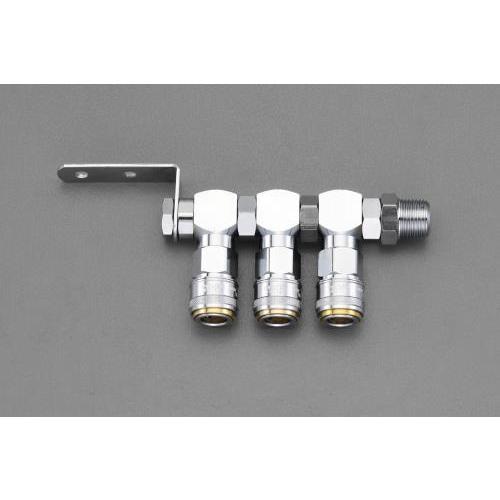 エスコ (ESCO)  EA140DL-3 R 1/2&quot;/3連 マルチ連結自在カップリング EA14...