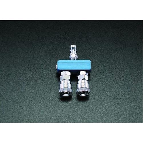 【SALE価格】エスコ (ESCO)  EA140DM-2 2連 エアーカップリング EA140DM...