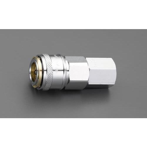 【SALE価格】エスコ (ESCO)  EA140DR-2 Rc 1/4&quot; 雌ねじカップリング(ワン...