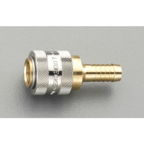 エスコ (ESCO)  EA140GC-6 6mm ウレタンホースカップリング(真鍮製/ワンプッシュ...