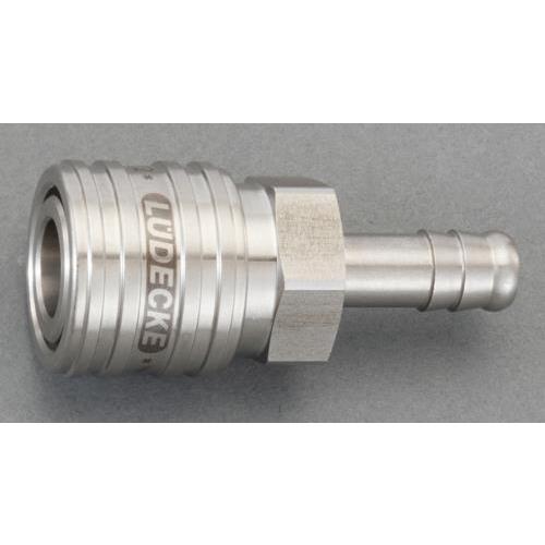 エスコ (ESCO)  EA140GJ-204 4mm ウレタンホースカップリング(ステンレス製/ワ...