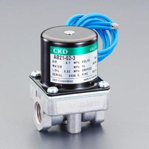エスコ (ESCO)  EA153HA-35 AC100V・Rc1/4"(3.00mm) 2方向電磁弁 EA153HA-35｜orangetool