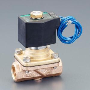 エスコ (ESCO)  EA153HC-25 AC100V・Rc1/2" 2方向電磁弁(パイロットキック式) EA153HC-25｜orangetool