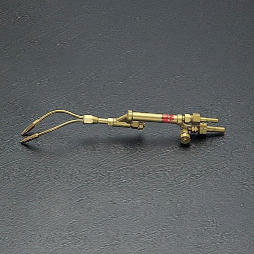 【SALE価格】エスコ (ESCO)  EA300-1 350mm 2火口バーナー(プロパン・酸素)...