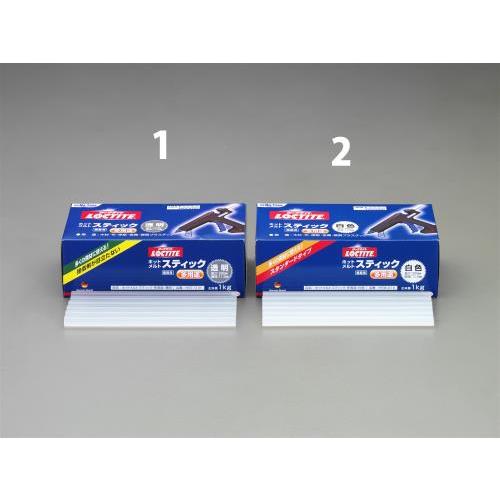 エスコ (ESCO)  EA305HE-2 1.0kg ホットメルトスティック(白) EA305HE...