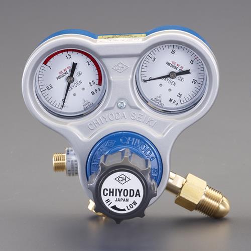 【SALE価格】エスコ (ESCO)  酸素調整器(関西式雄ネジ/乾式安全器内蔵型) EA316A-...