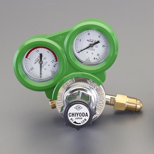 【SALE価格】エスコ (ESCO)  酸素調整器(関西式・雄ネジ/保護カバー付) EA316AA-...