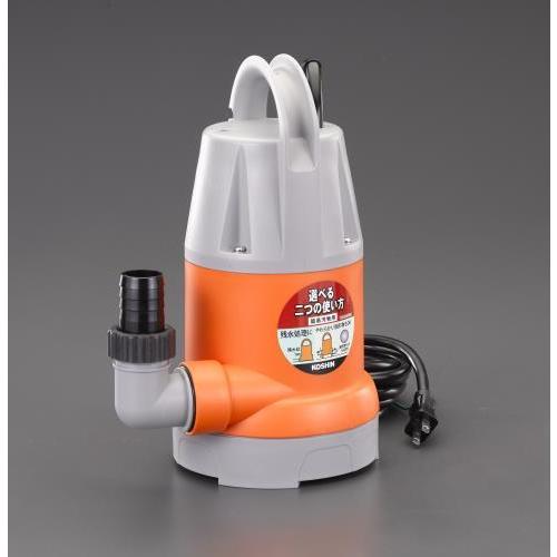 エスコ (ESCO)  EA345EM-50 AC100V(50Hz)/32mm 水中ポンプ(汚水用...