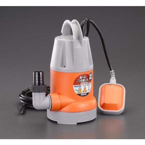 エスコ (ESCO)  EA345EM-6 AC100V(60Hz)/32mm 水中ポンプ(汚水中/...