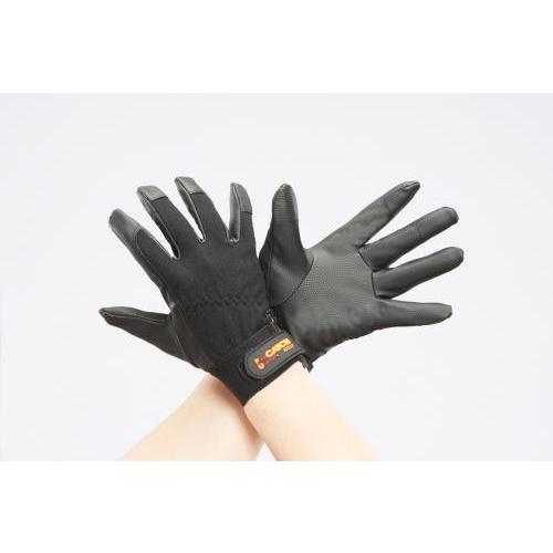 【SALE価格】エスコ (ESCO)  EA353BG-81 [M] 手袋(ポリウレタン/黒) EA...