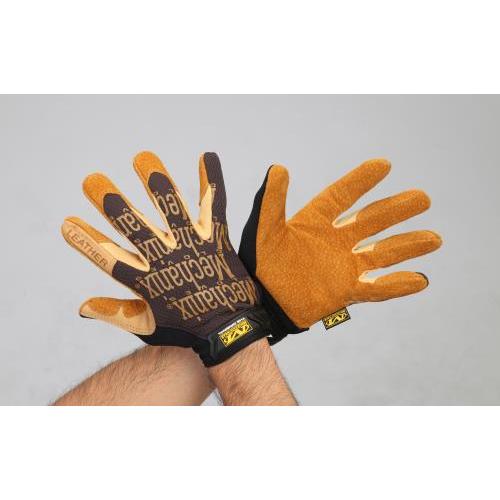 【SALE価格】エスコ (ESCO)  EA353BY-213 [L] メカニクスグローブ(革/ブラ...