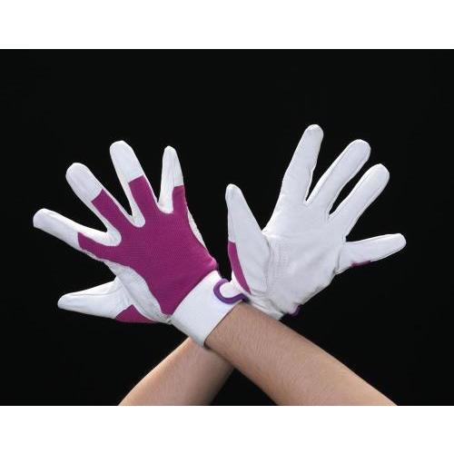 【SALE価格】エスコ (ESCO)  EA353C-21 [M] 手袋(豚革/パープル) EA35...