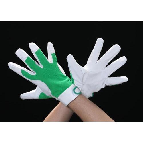 【SALE価格】エスコ (ESCO)  EA353C-23 [LL] 手袋(豚革/グリーン) EA3...