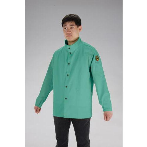 【SALE価格】エスコ (ESCO)  EA370AG-11 [M] 難燃ジャケット(グリーン) E...