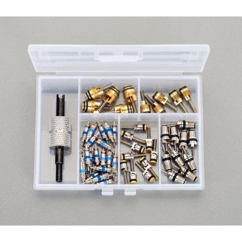 【SALE価格】エスコ (ESCO)  EA400-5 バルブコアセット(カーエアコン用) EA40...