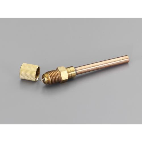 【SALE価格】エスコ (ESCO)  EA402GB-2 1/4&quot; アクセスバルブ (銅管付/1本...