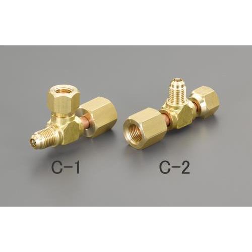 【SALE価格】エスコ (ESCO)  EA421C-1 F1/4&quot;xF1/4&quot;xF5/16&quot;T型ゲ...