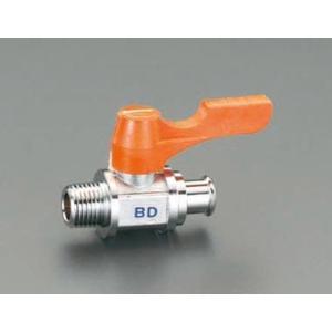 エスコ (ESCO) EA425BD-310 R 3/8"x12.0mm ミニボールバルブ(ドレン用...