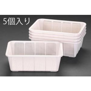 【SALE価格】エスコ (ESCO)  EA506AC-7A 394x298x131mm/ 9.8L バスケット(5個) EA506AC-7A｜orangetool