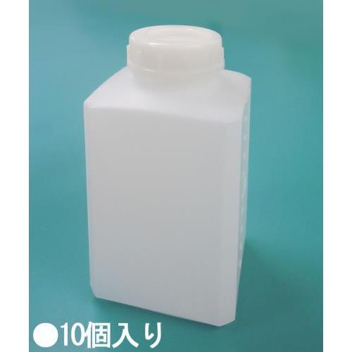 エスコ (ESCO)  EA508AF-4B 90x90x172mm/  1 L 角型広口ポリ容器(...