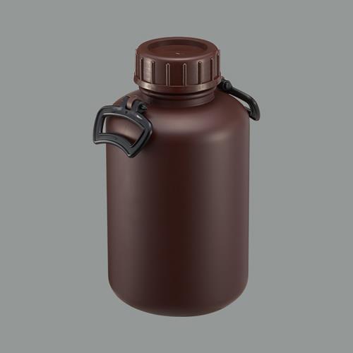 エスコ (ESCO)  EA508AK-49 φ218x390mm/10L 遮光型広口ポリ容器(取手...