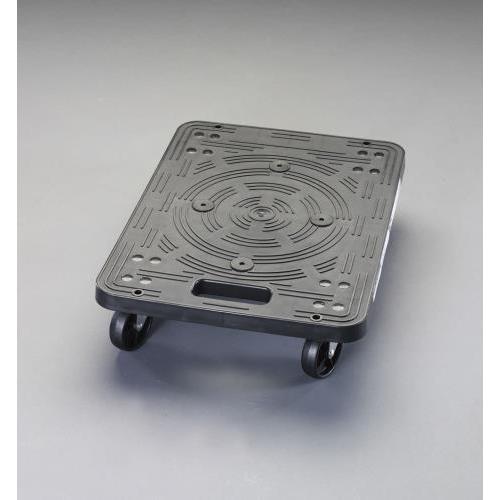 エスコ (ESCO)  EA520AC-5 495x365mm/ 80kg ドーリー(プラスチック製...