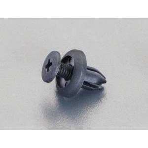 【SALE価格】エスコ (ESCO)  EA527CP-116 4.0-5.5mm/φ7.0mm プッシュリベットクリップ(10個) EA527CP-116｜orangetool