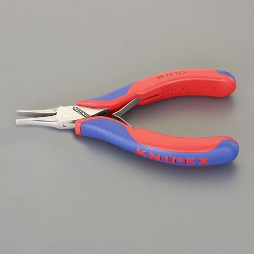 【SALE価格】エスコ (ESCO)  EA537KR-1 115mm 精密用プライヤー(グリップ付...