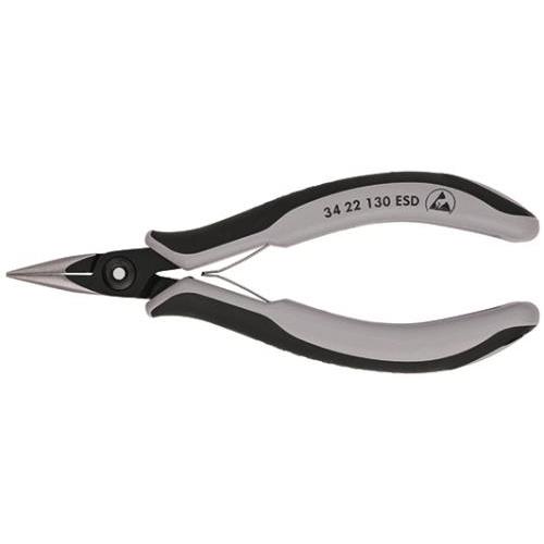 エスコ (ESCO)  EA537KV-2 135mm 精密用プライヤー(ESD/半丸) EA537...