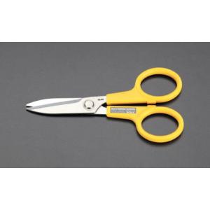 【SALE価格】エスコ (ESCO)  EA540CM-2 173mm はさみ・クラフト(ギザ刃/ステンレス製) EA540CM-2｜orangetool