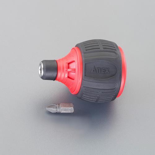 エスコ (ESCO)  EA564AH-2A [+] ドライバー(差替式・ラチェット・スタビー型) ...