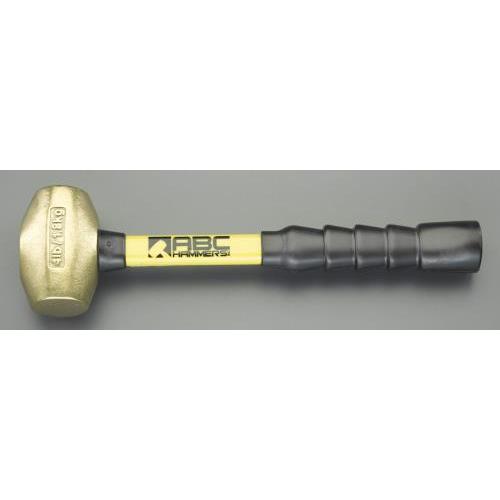【SALE価格】エスコ (ESCO)  EA575EL-2 1.35kg/43mm 真鍮ハンマー(グ...
