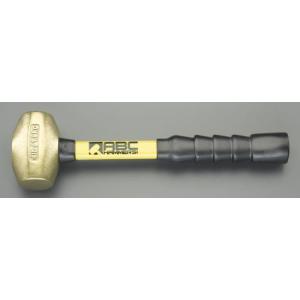 【SALE価格】エスコ (ESCO)  EA575EL-3 1.80kg/45mm 真鍮ハンマー(グラスファイバー柄) EA575EL-3｜orangetool