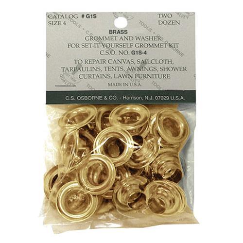 【SALE価格】エスコ (ESCO)  EA576MF-4 9.5mm ハトメ(真鍮/24組) EA...