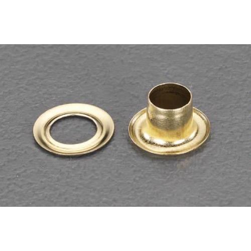 エスコ (ESCO)  EA576MG-105 5mm 両面ハトメ(真鍮/100組) EA576MG...