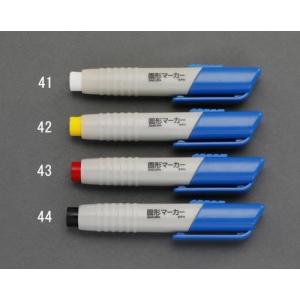 エスコ (ESCO)  EA581E-43 [赤] 固形マーカー(建築用/ホルダー付) EA581E-43｜orangetool