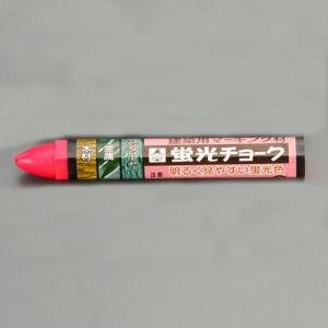 エスコ (ESCO)  EA581F-12 蛍光チョーク(油性/ピンク) EA581F-12｜orangetool