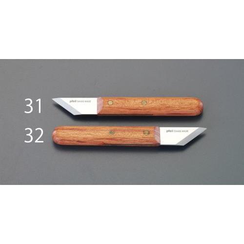 【SALE価格】エスコ (ESCO)  EA588GC-32 150x19mm 切出しナイフ(左利き...