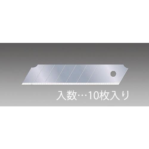 エスコ (ESCO)  EA589AT-71 126x25x0.7mm カッターナイフ替刃(10枚)...