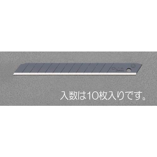 エスコ (ESCO)  EA589BK-1 80x 9x0.38mm カッターナイフ替刃(10枚) ...