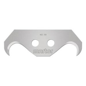 エスコ (ESCO)  EA589CT-22 54x19x0.63mm カッターナイフ替刃(フック型/10枚) EA589CT-22｜orangetool