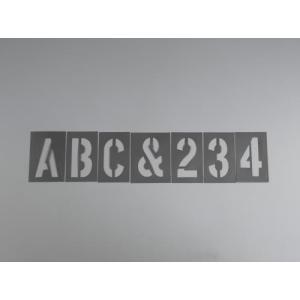 【SALE価格】エスコ (ESCO)  EA591BX-48 約101mm/46枚組 ステンシルプレート(プラスチック) EA591BX-48｜orangetool