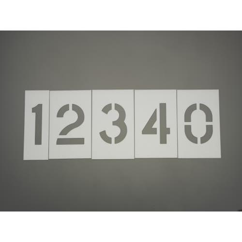 【SALE価格】エスコ (ESCO)  EA591BX-70 約152mm/12枚組 ステンシルプレ...