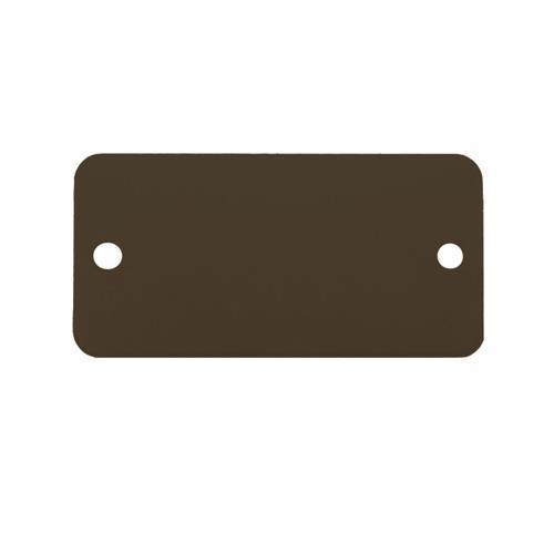エスコ (ESCO)  EA591HD-42A 25x51mm タグブランク(アルミ 長四角/ブラッ...