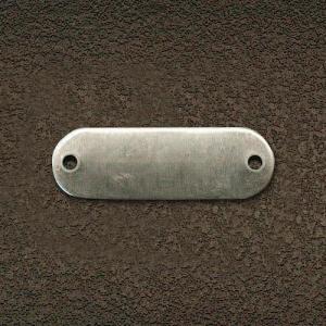 【SALE価格】エスコ (ESCO)  EA591HE-25 25x54mm タグブランク(ステンレス 長丸/10枚) EA591HE-25｜orangetool
