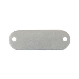 【SALE価格】エスコ (ESCO)  EA591HE-3 19x79mm タグブランク(アルミ 長丸/10枚) EA591HE-3｜orangetool