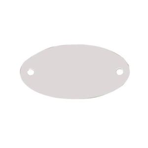 【SALE価格】エスコ (ESCO)  EA591HF-2 25x48mm タグブランク(アルミ 楕円/10枚) EA591HF-2｜orangetool